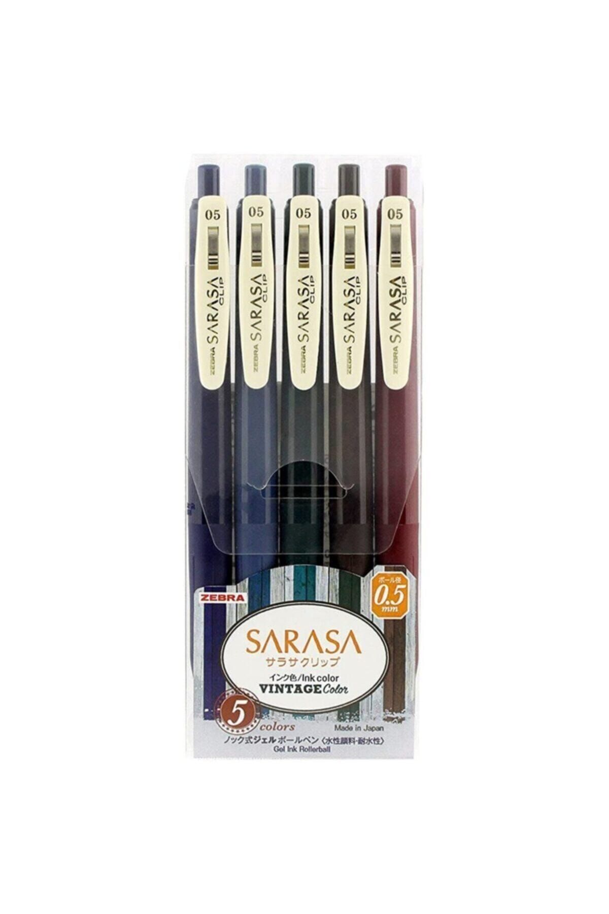 Zebra Sarasa Clip Vintage Seri Set 1