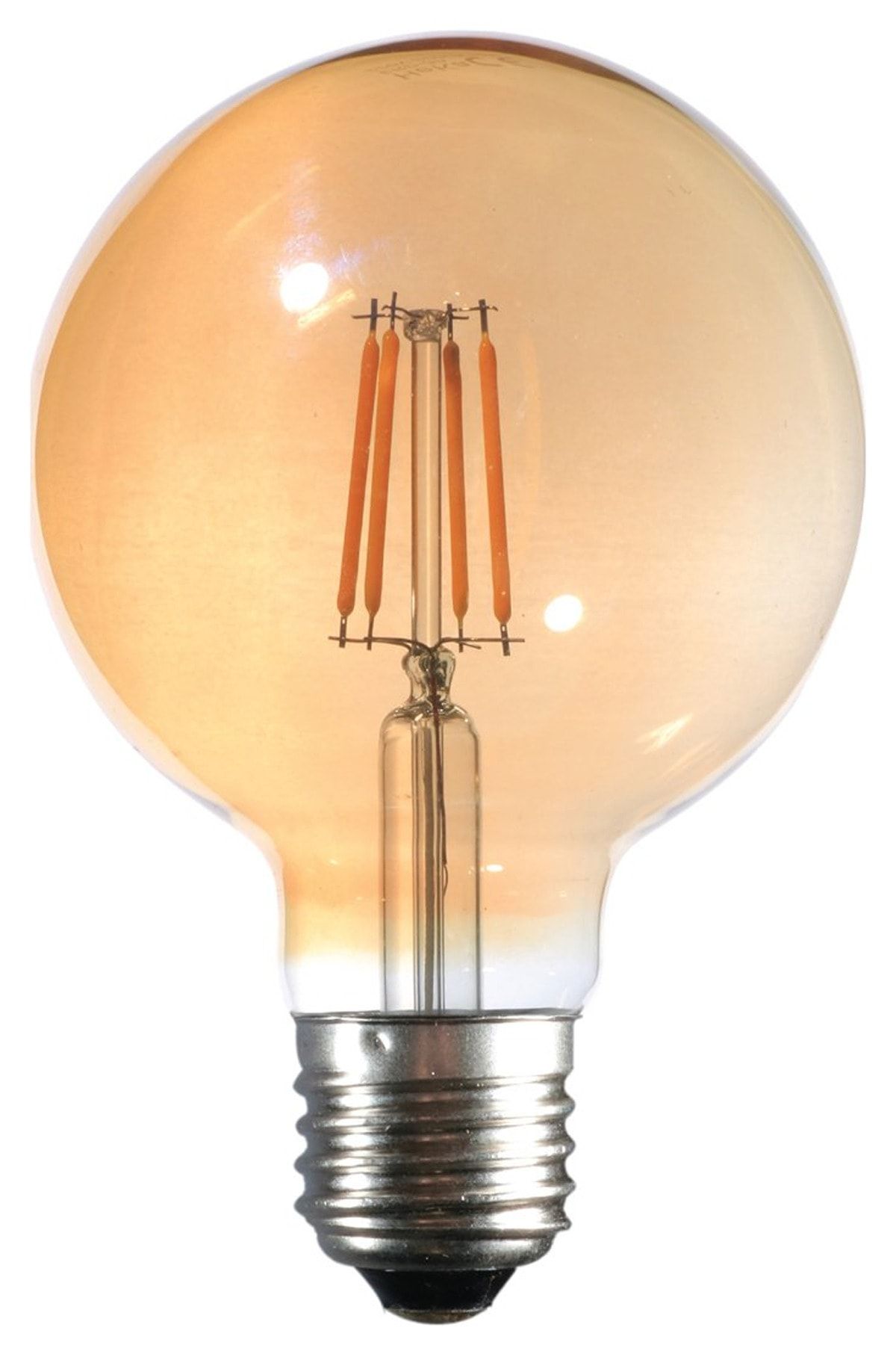 Heka Rustik Led Ampul E27 4 Watt G95 Glop Flamanlı Rustik Led Ampul
