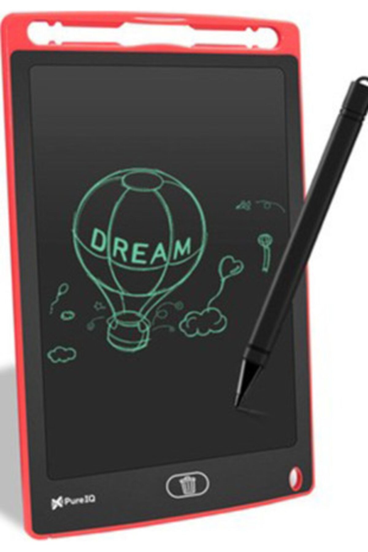 Slyfox Writing Tablet Lcd 8.5 Inç Dijital Kalemli Çizim Yazı Tahtası Kırmızı Yazı Tahtası