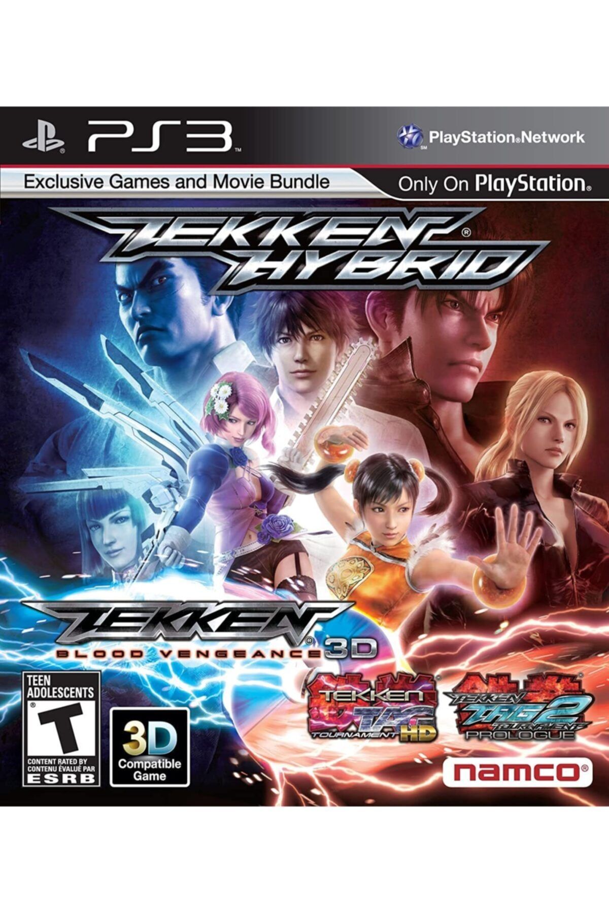 NAMCO BANDAI Ps3 Tekken Hybrid Tekken Tag Tournament 1 ve 2 Özel Paket Teşhir Ürün Orjinal Kutulu Oyun
