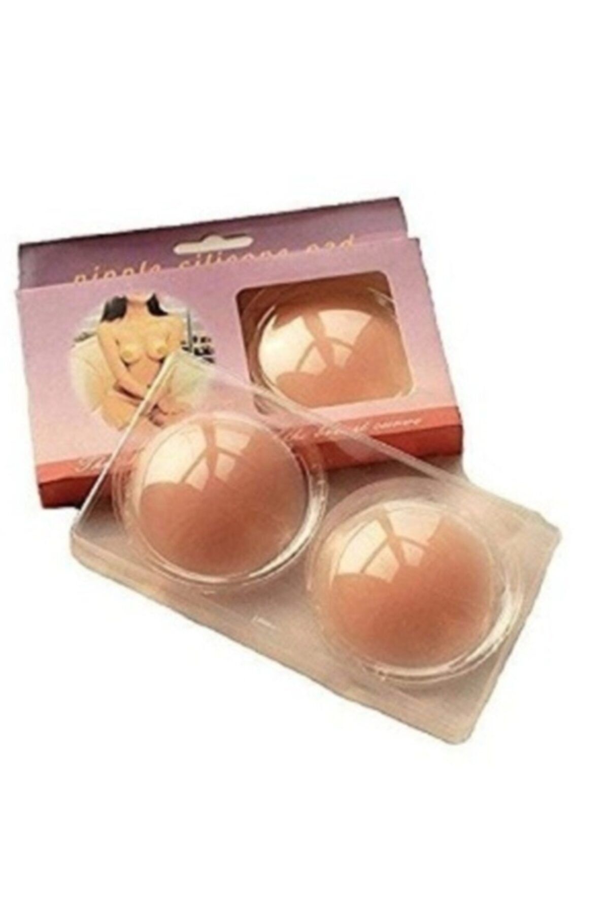 PASİFİK HOME Göğüs Ucu Gizleyen Şeffaf Silikon Ped Nipple Silicone