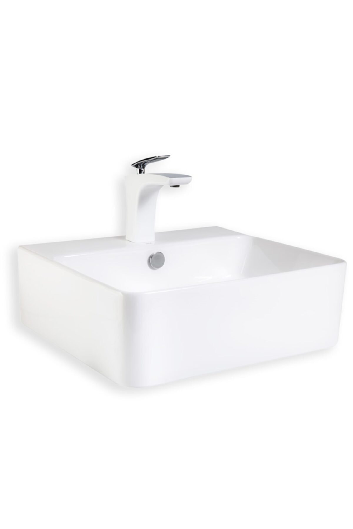 LENA Eva Banyo E-5175 Tezgah Üstü Porselen Lavabo