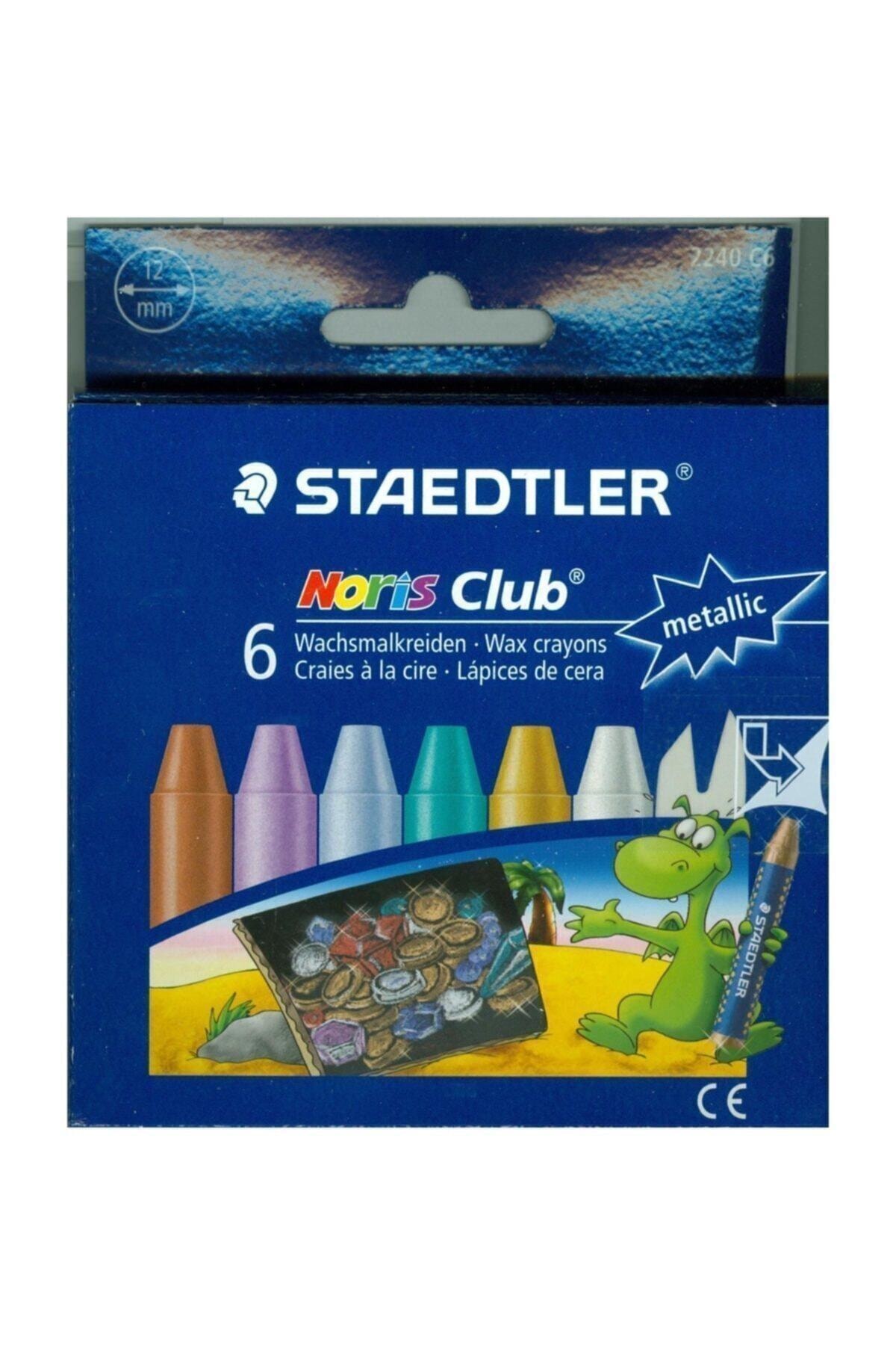 Staedtler Wax Crayon Pastel 6'lı Metalik Renkler