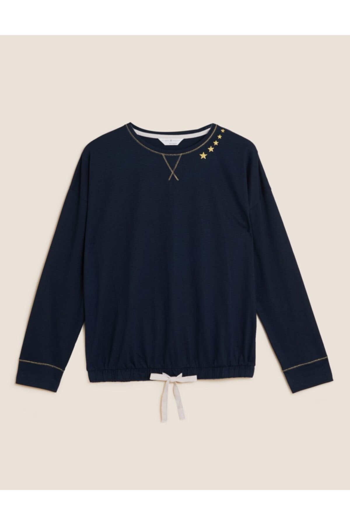 Marks & Spencer Yıldız Desenli Pijama Üstü