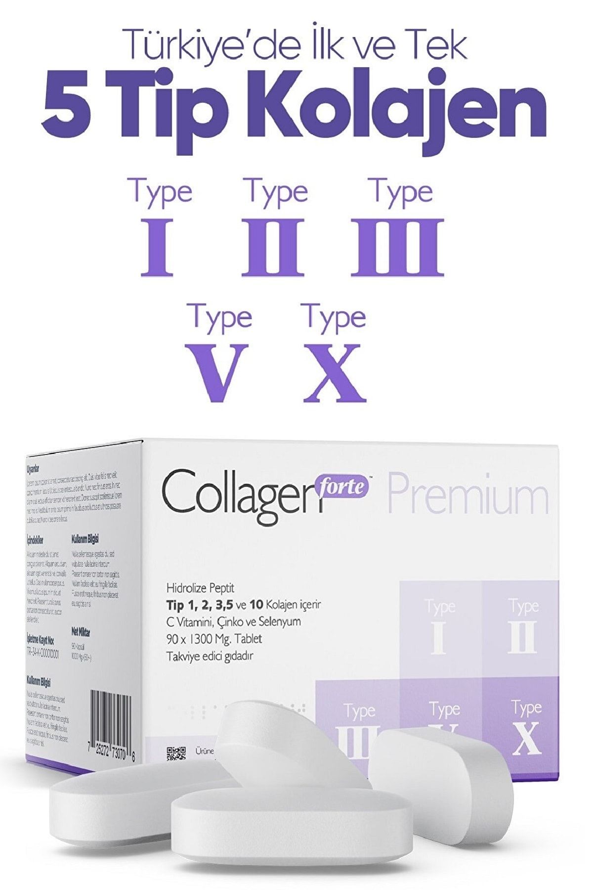 Collagen Forte Kolajen Takviyesi 90 Tablet