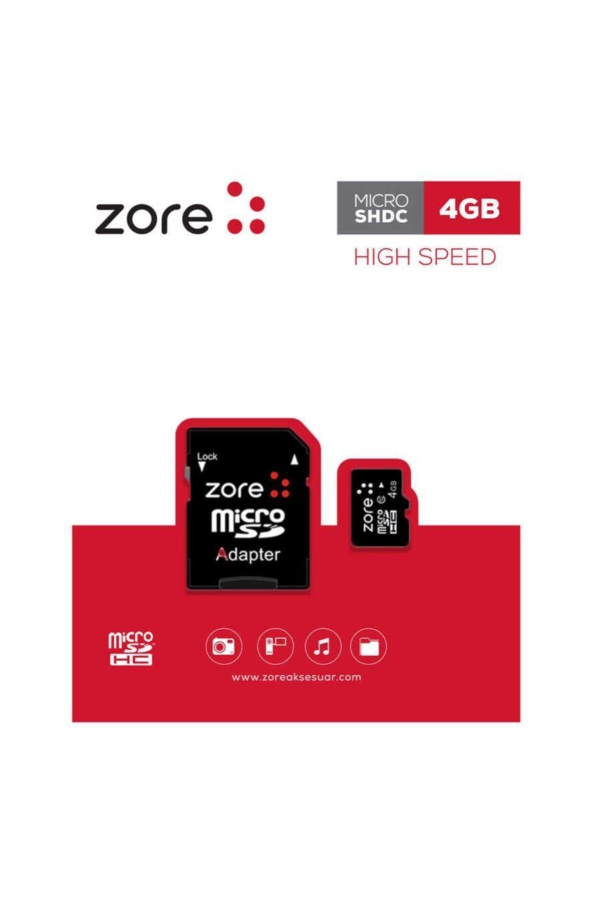 zore Micro Sd Hafıza Kartı 4gb