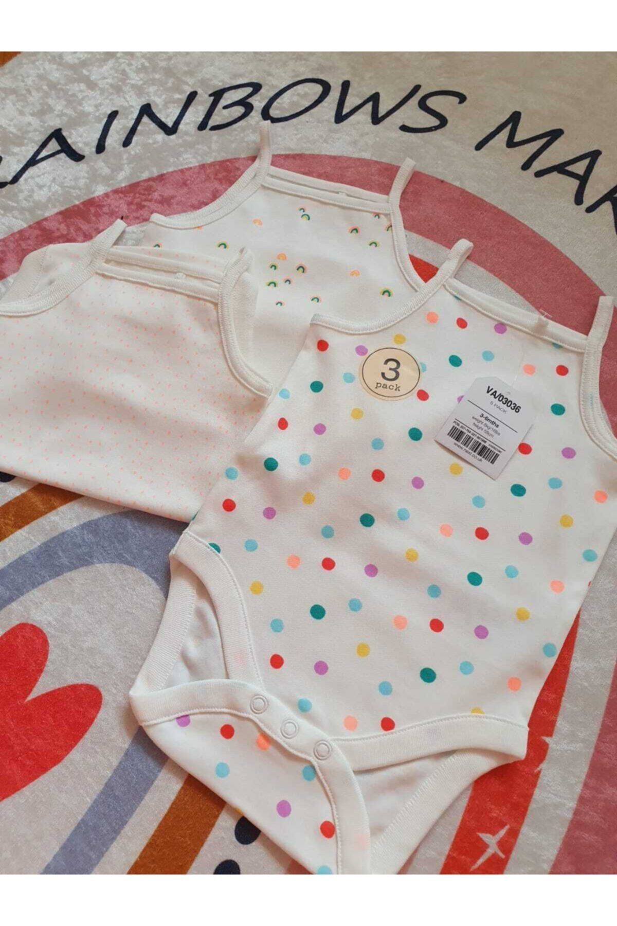 Next Baby Ip Askılı Çıtçıtlı Zıbın 3 'lü