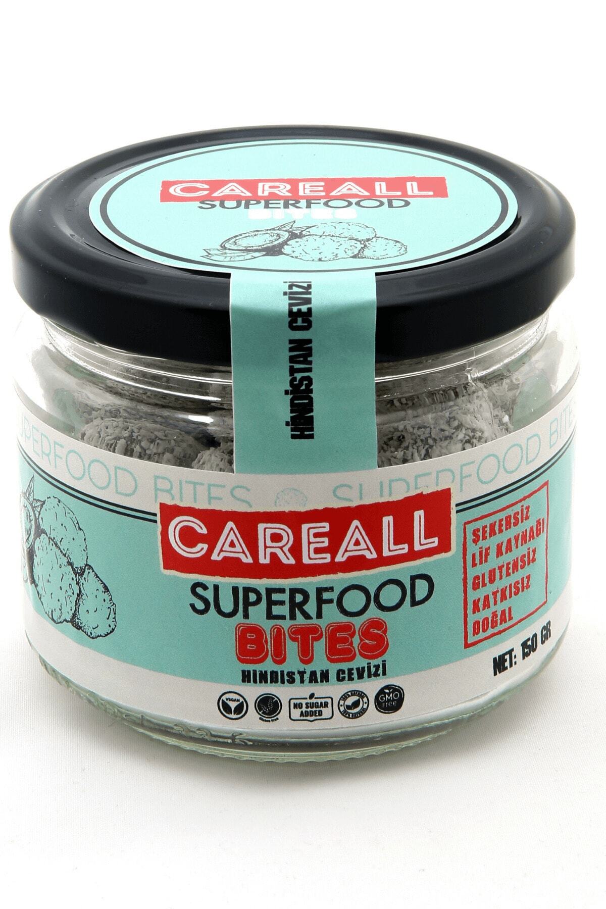 CAREALL Superfood Bites Hindistan Cevizi Kaplamalı Hurma Topu 150 Gr