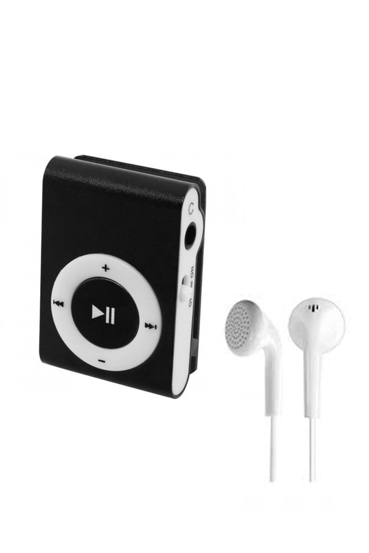 RMPRICH MARK PRODUCTS Mini Mp3 Çalar Mp3 Player Sd Kart Destekli Siyah Beyaz Uyumlu