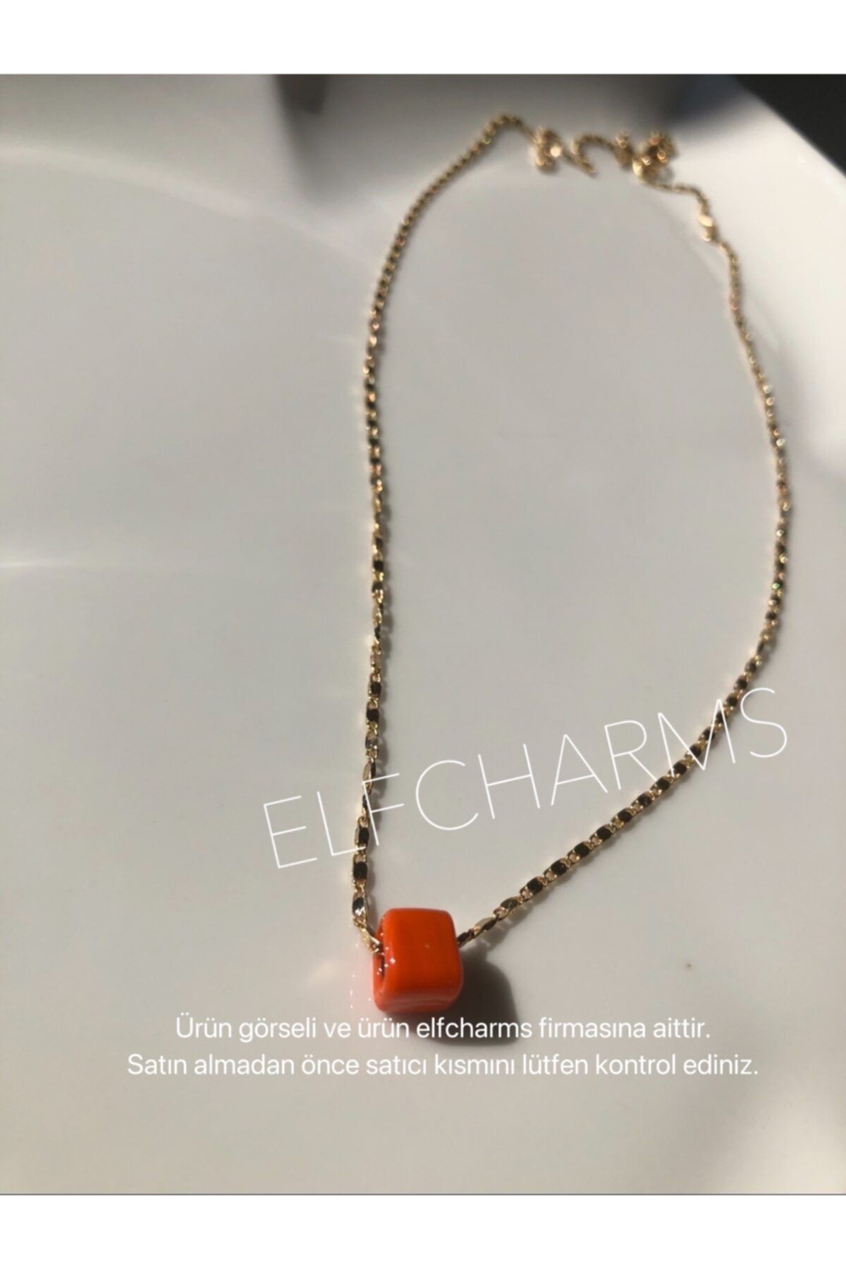 elfcharms Nostaljik Gold Kolye