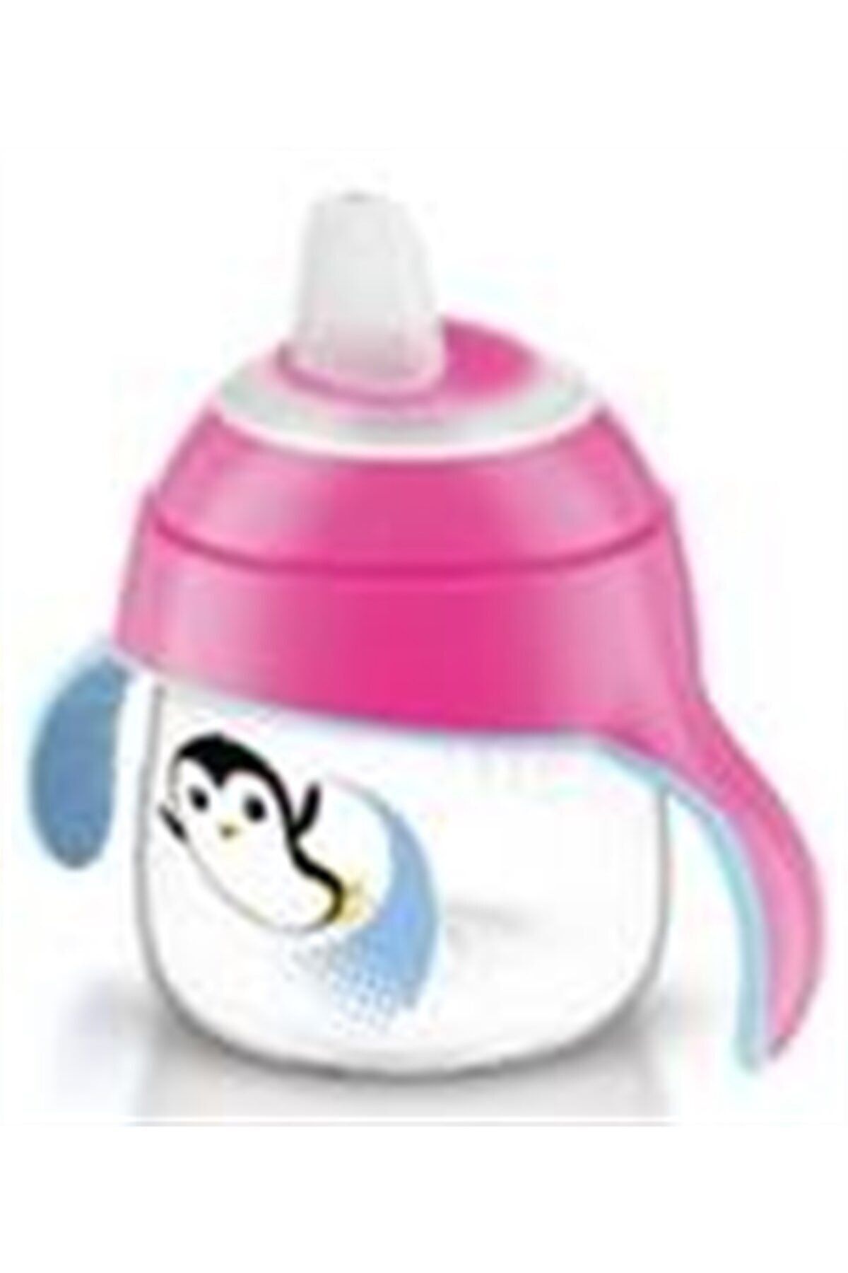 lissehome Avent Yeni Penguen Damlatmaz Bardak - 6m+ 200 Ml - Pembe