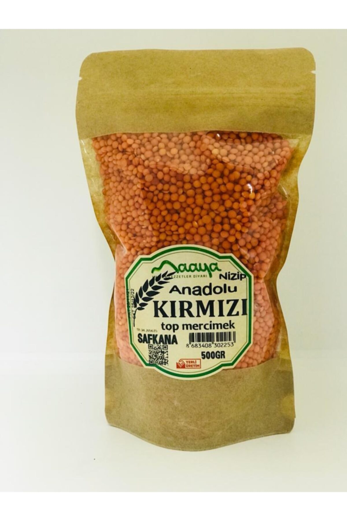 Maaya Organik Kırmızı Mercimek 500 Gr