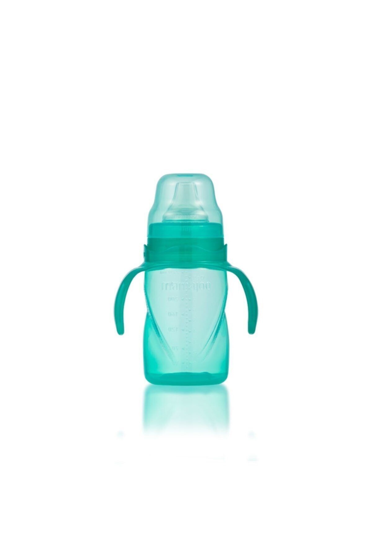 lissehome Mamajoo Yumuşak Uçlu Damlatmaz Eğitici Bardak 270 ml  Yeşil