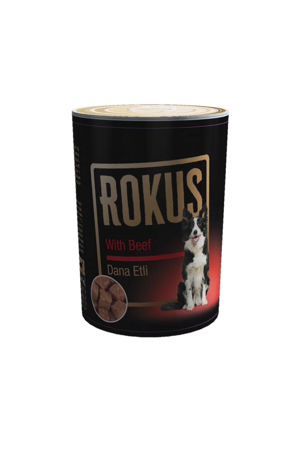 Rokus Dana Etli 410 Gr Köpek Konserve Maması 24'lü Ekomomik Koli