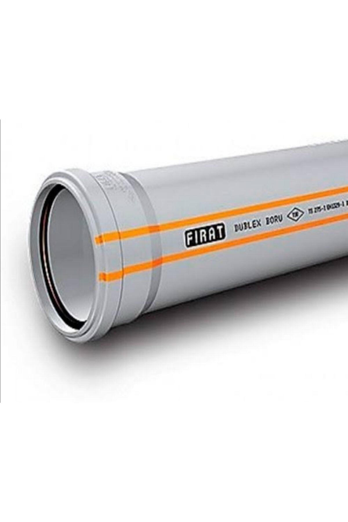 Fırat Grup 200x3000 4.4mm Pvc Pis Su Borusu