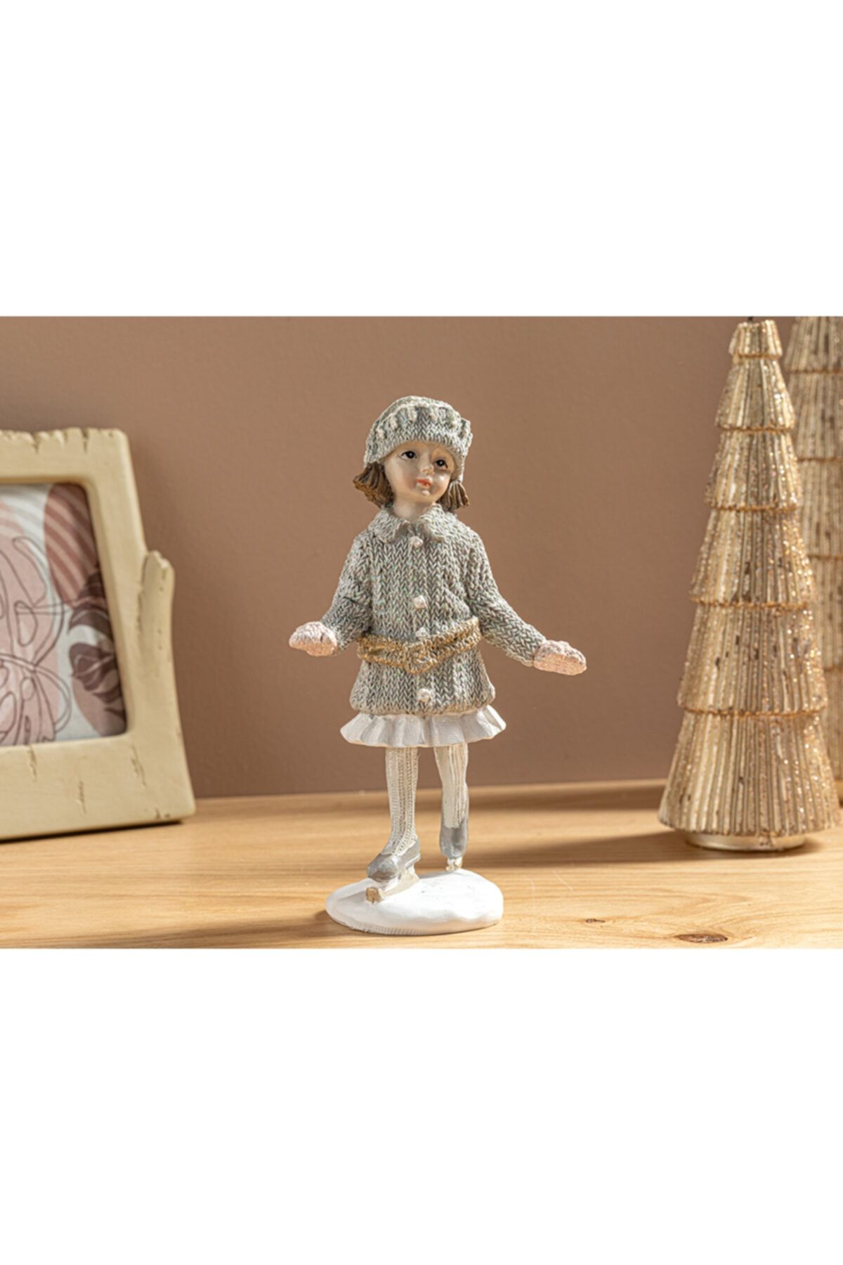 English Home Nancy Biblo 7x7x15 Cm Gri-yılbaşı Özel