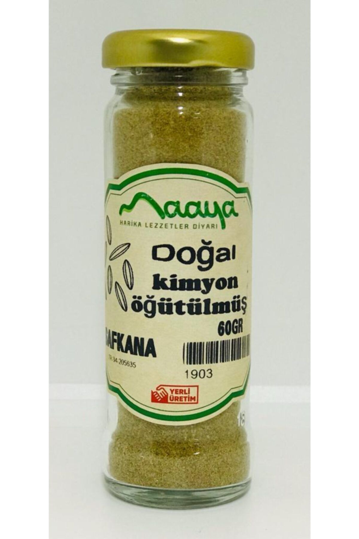 Maaya Organik Kimyon Öğütülmüş 60 Gr