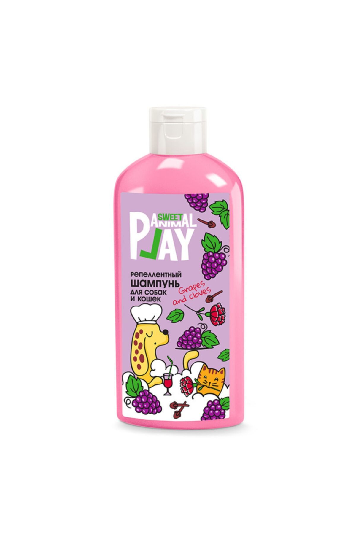 Animal Play Kedi ve Köpekler İçin Üzüm ve Karanfil Parazit Kovucu Şampuan 300 ml