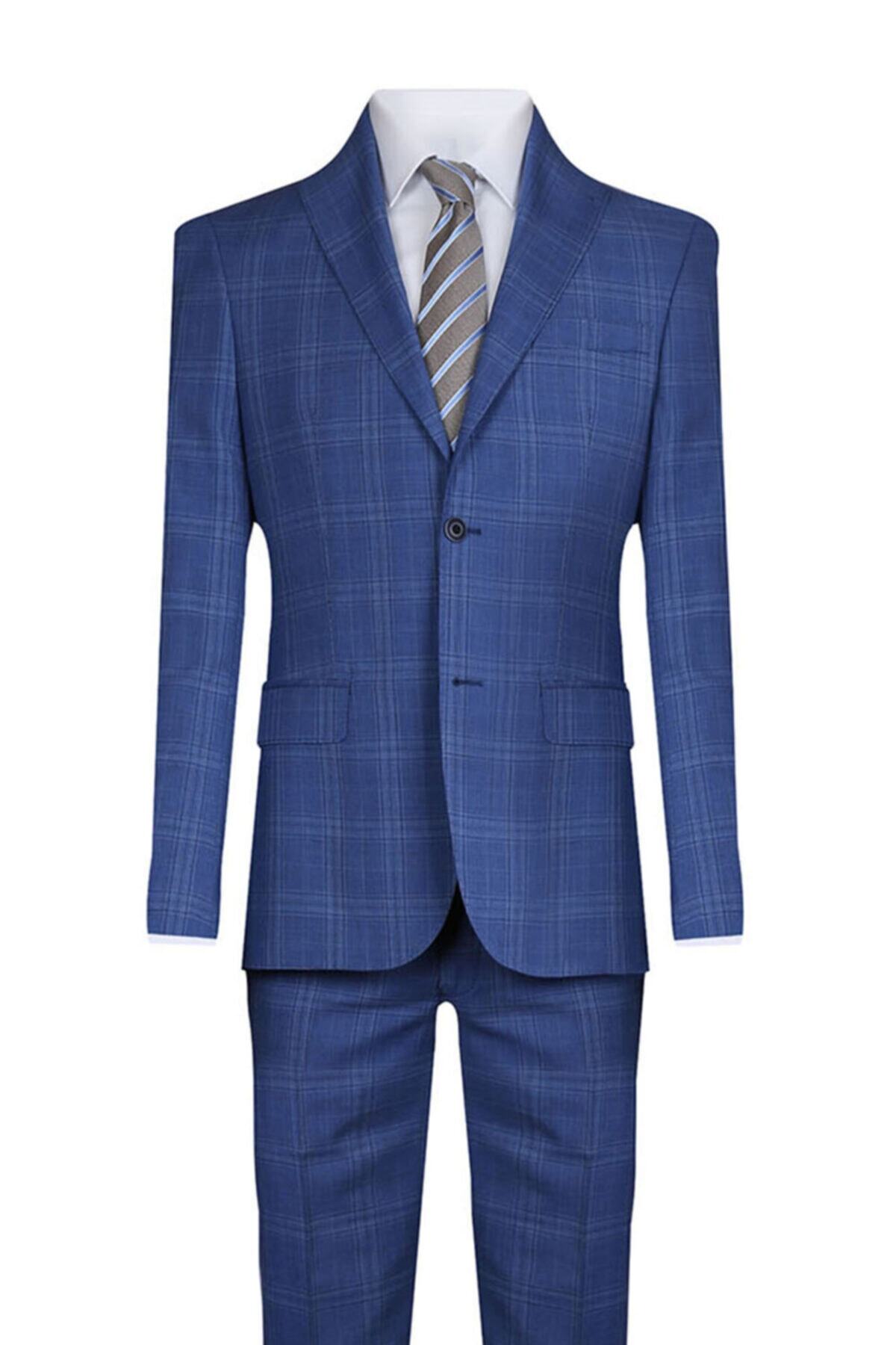W Collection MAVİ EKOSELİ 6 DROP TAKIM ELBİSE