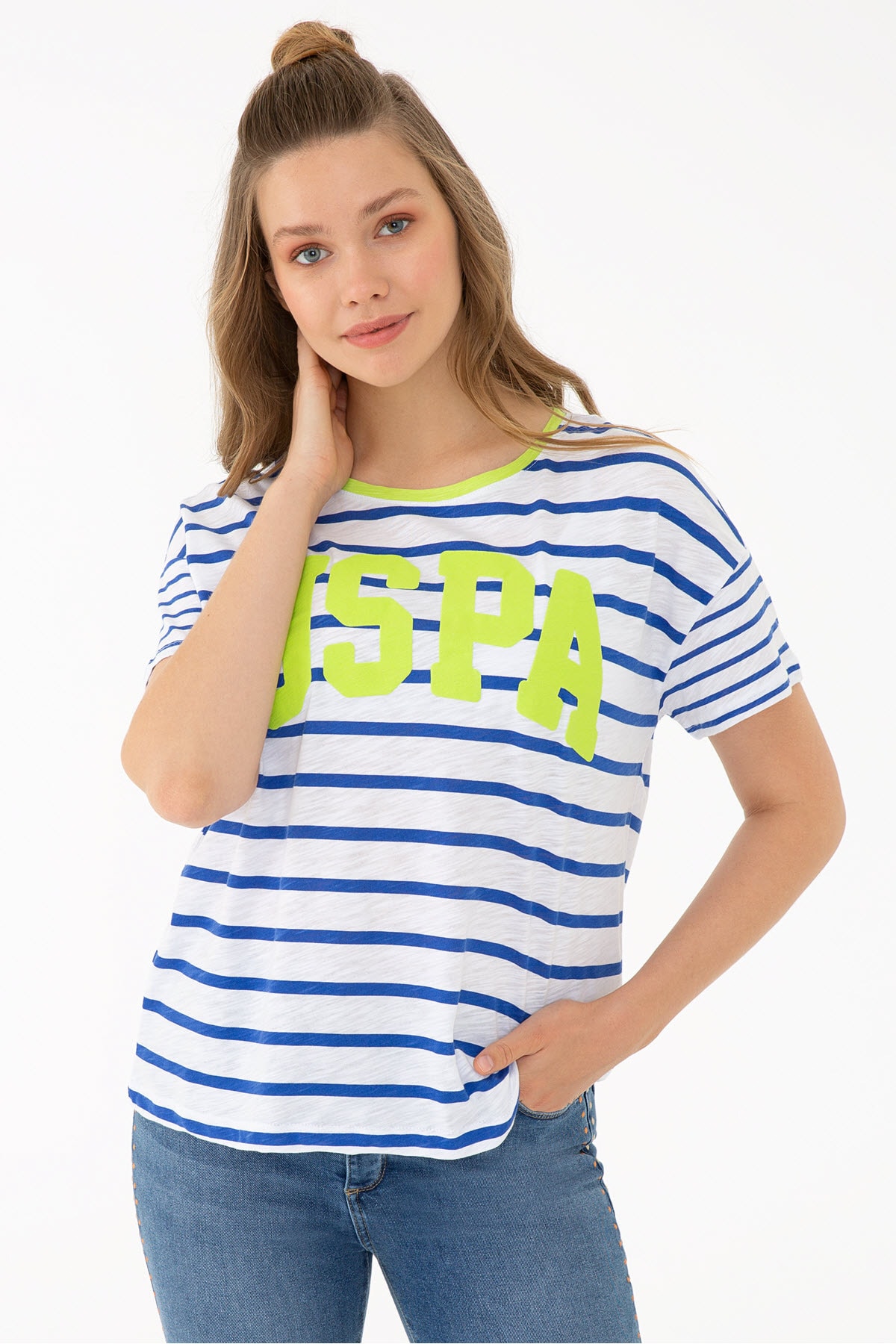 U.S. Polo Assn. 1224998 U.s.polo Çizgili T-shırt