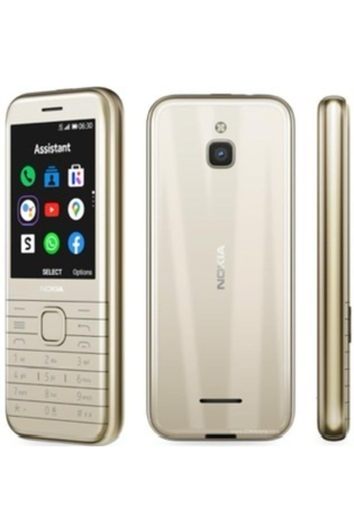 Nokia 8000 Özel Seri Tuşlu Telefon Gold