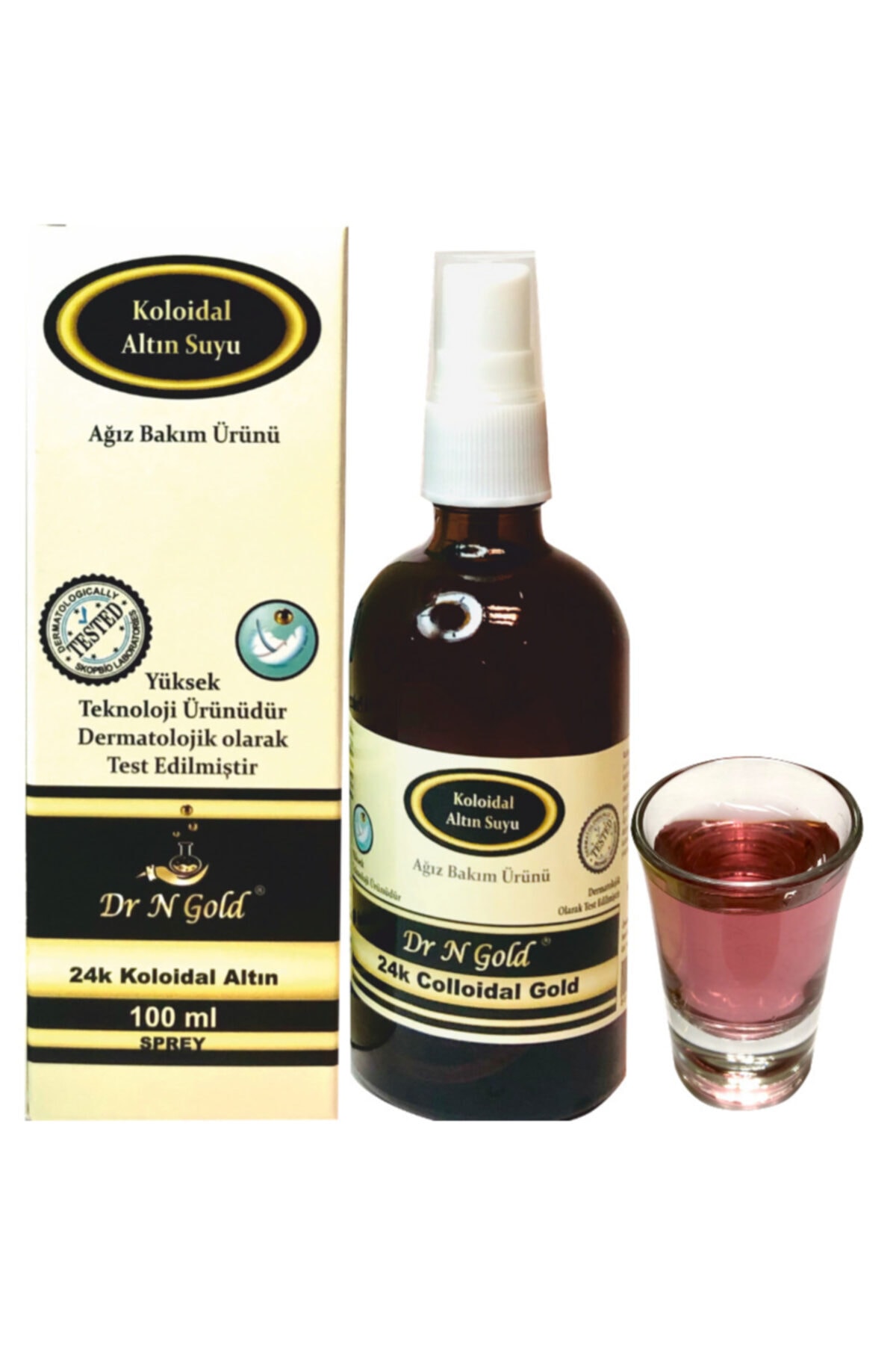 Dr N Gold Kolloidal Altın Sprey (100ml-40ppm)