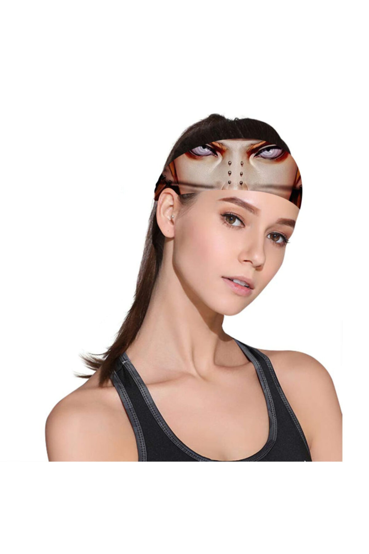 Knmaster Buff Fiora Kadın Boyunluk Saç Bandı Fular Bandana Bone Taç Toka