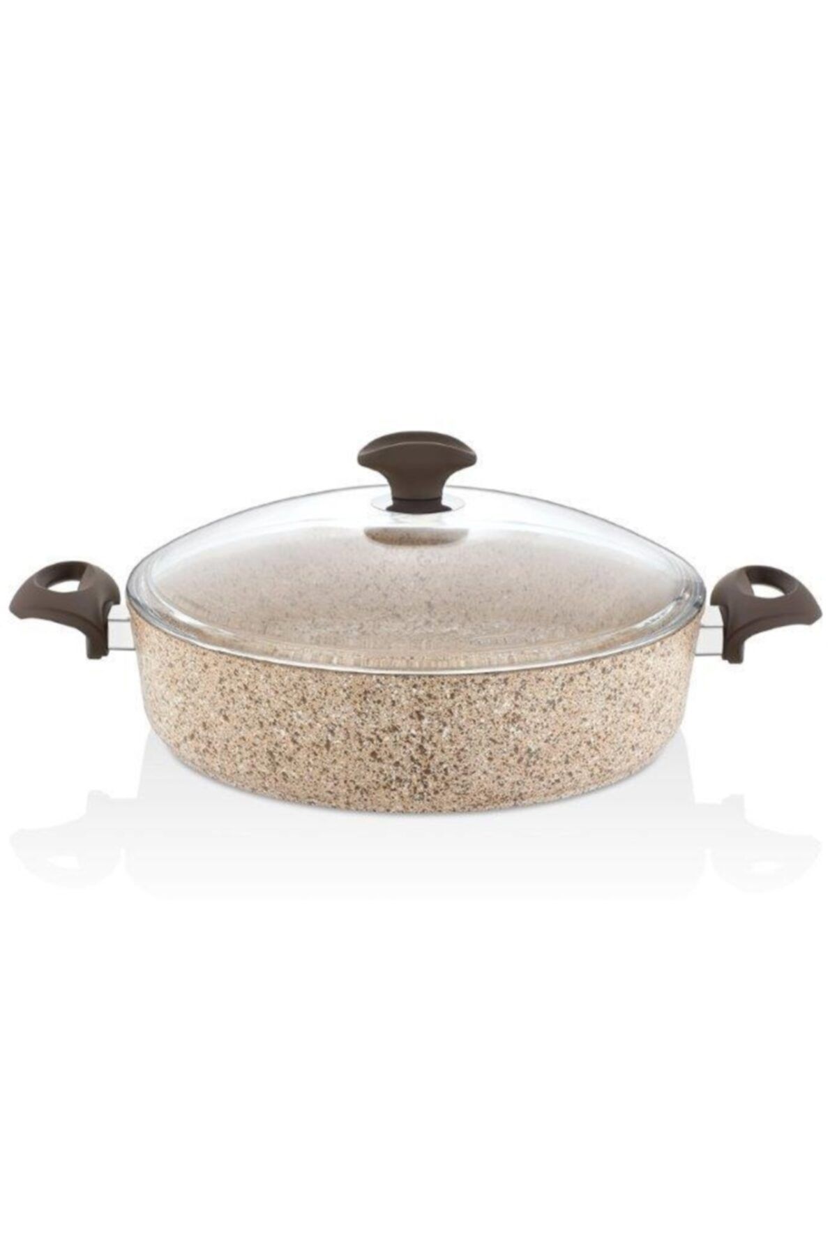 FALEZ Creamy Granit 28 Cm Karnıyarık Tenceresi