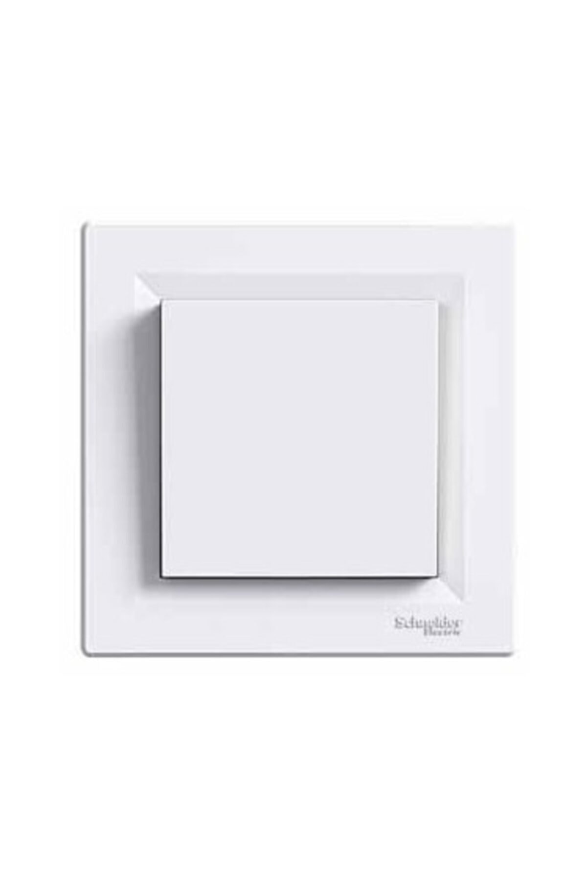 Schneider Electric Asfora Tekli Anahtar Beyaz Çerçeveli