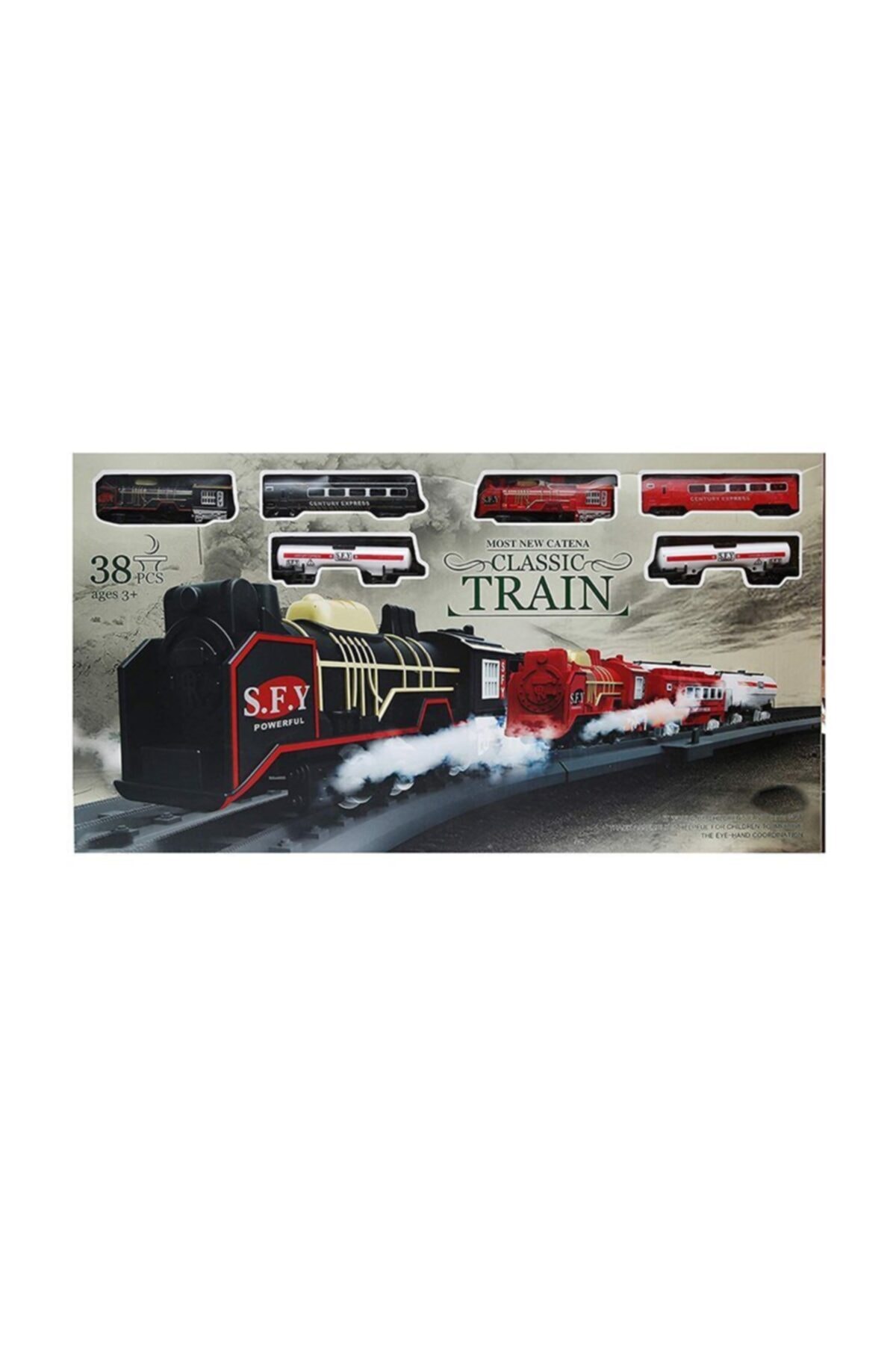 Can Ali Toys Kutulu Tren 38 Parça