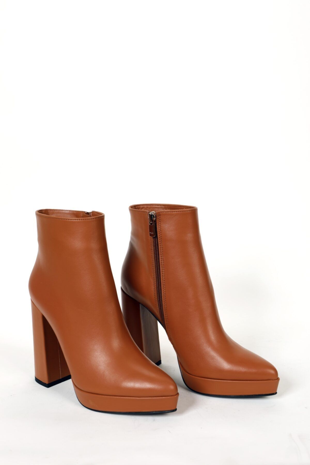 Tan cheap platform boots
