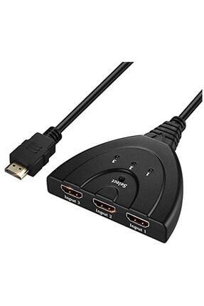 3 Port Hdmi Switch Çoğaltıcı Çoklayıcı Dönüştürücü Ledli Kablo Image 0