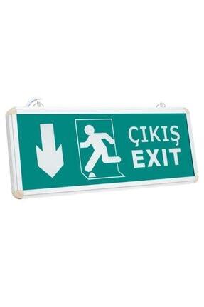Ct-9167 3 Watt Acil Çıkış Exıt Levhası (aşağı) Ledli Şarjlı Image 0