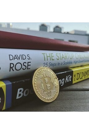 Bitcoin Madeni Hatıra Parası, Hediyelik Kutulu Sikke Para, Kripto Meraklısına Hediye Koleksiyon Coin Image 1