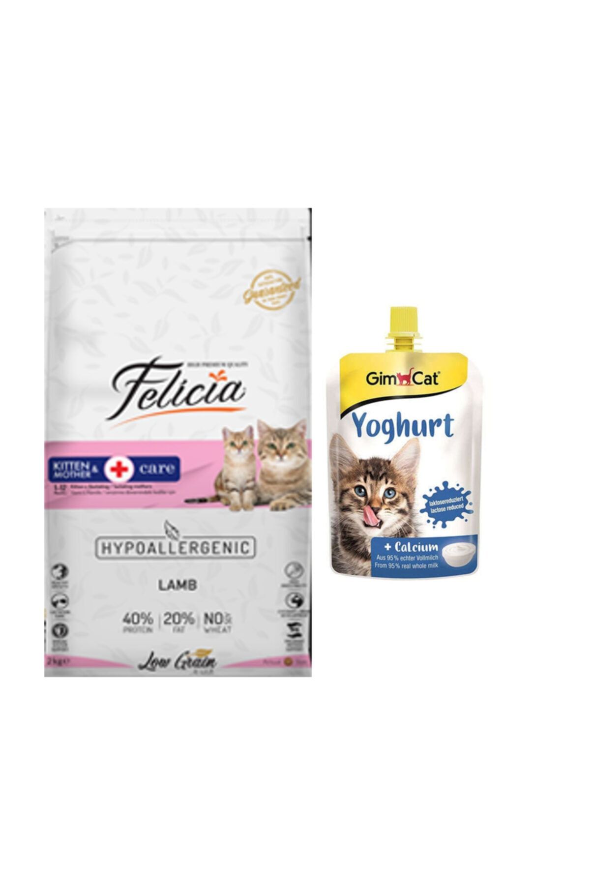 Felicia Kitten Mother Yavru Anne Hamile Kuzulu Kedi Mamasi 2 Kg Gimcat Yoghurt Kalsiyum Kedi Pudingi 150 Gr Trendyol