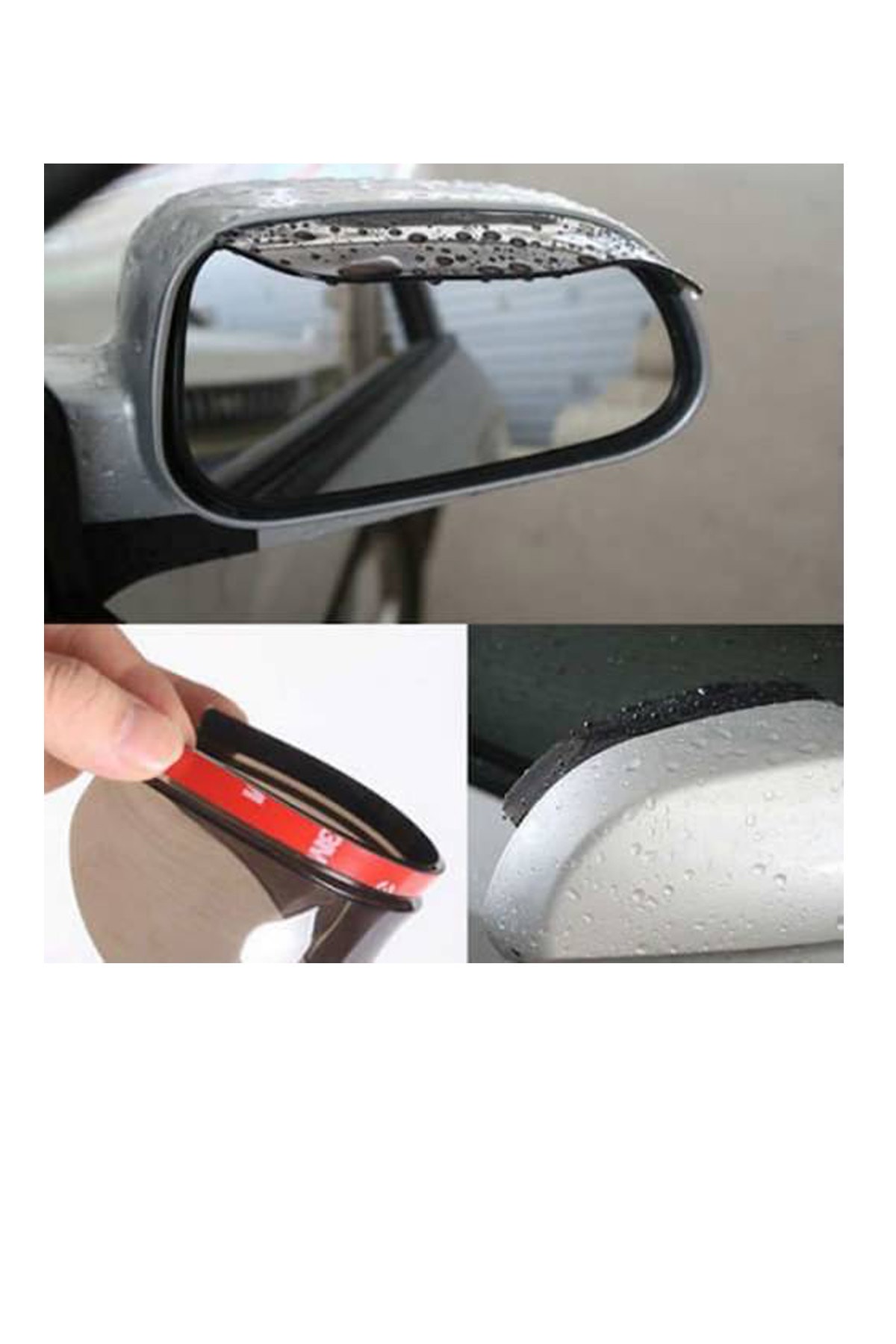 AutoFresh Peugeot 206 + Uyumlu Yağmur Buğu Su Engelleyici Ayna Cam Filmi Ve Yağmur Engelleyici Rüzgarlık