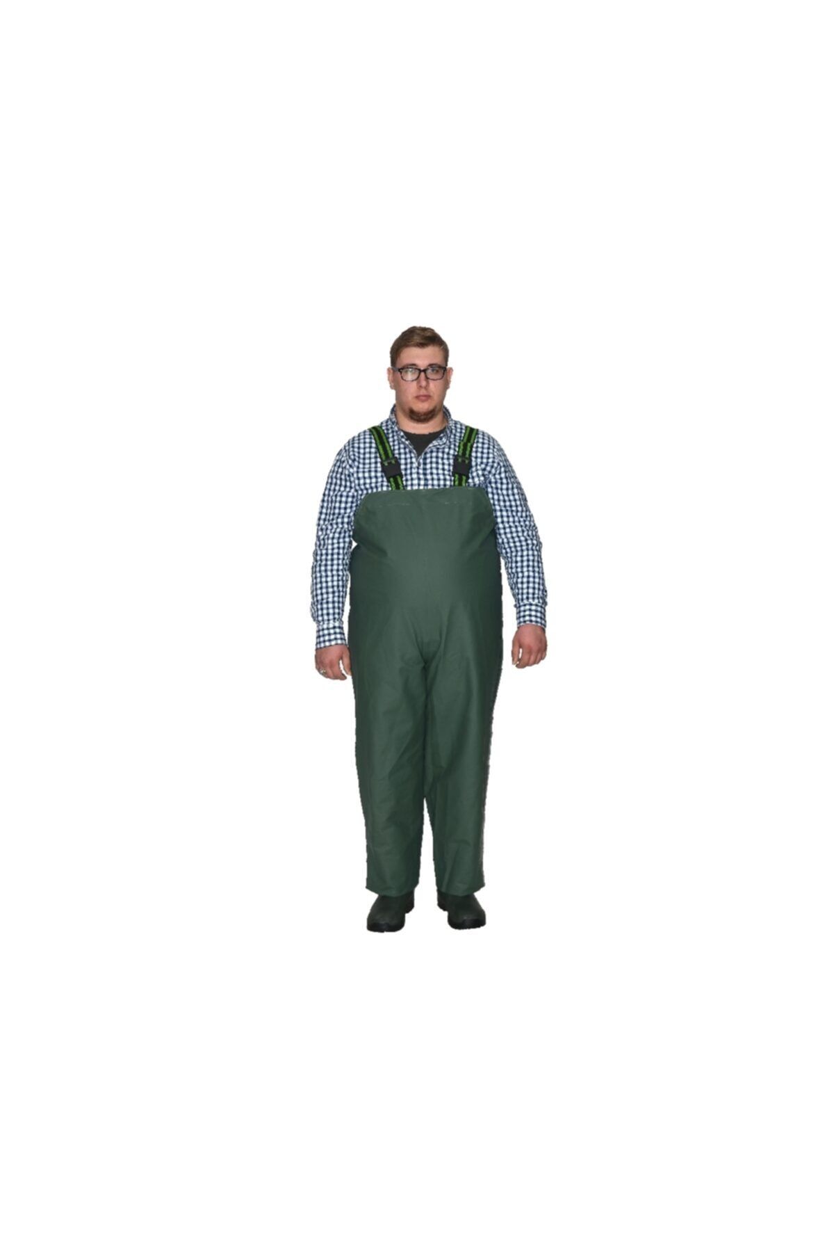 CAPTAIN Erkek Yağmurluk Balıkçı Pantolon Bahçevan Modeli