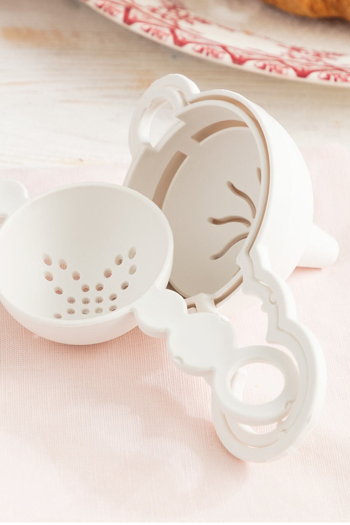 Madame Coco Diurne Set (Huni +Süzgeç + Yumurta Süzgeci) - Soft Ekru