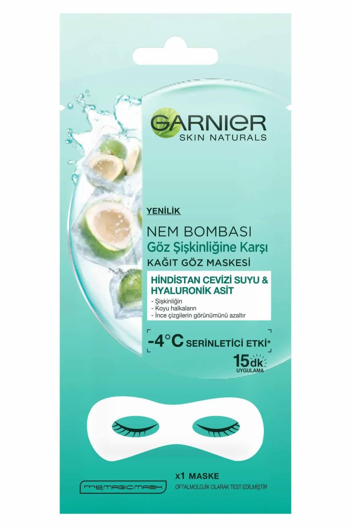 Garnier Göz Altı Torbalarına Karşı Kağıt Göz Maskesi Hindistan Cevizi Suyu 3600542154796