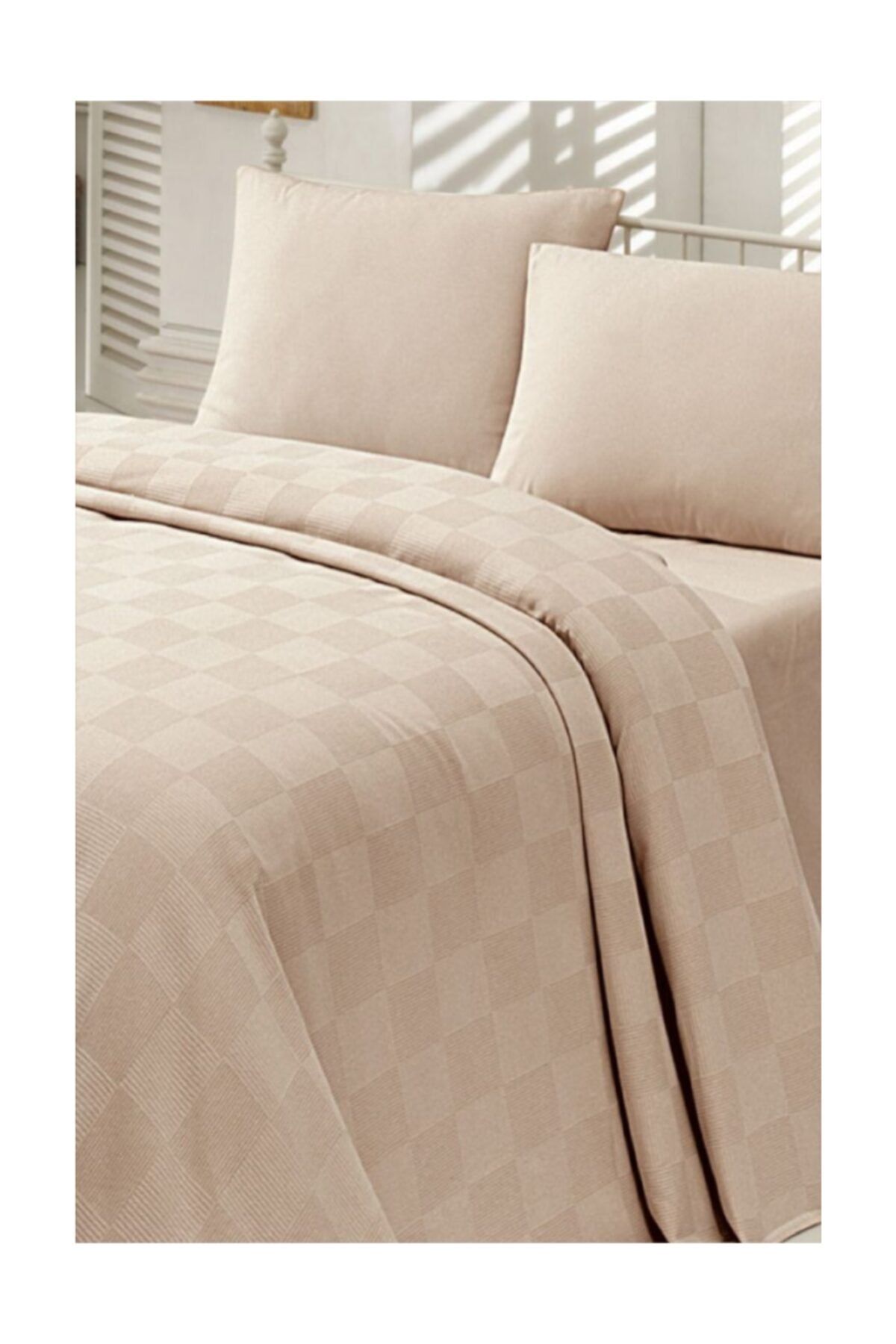 DaisyHome Çift Kişilik Pike ( Bej )
