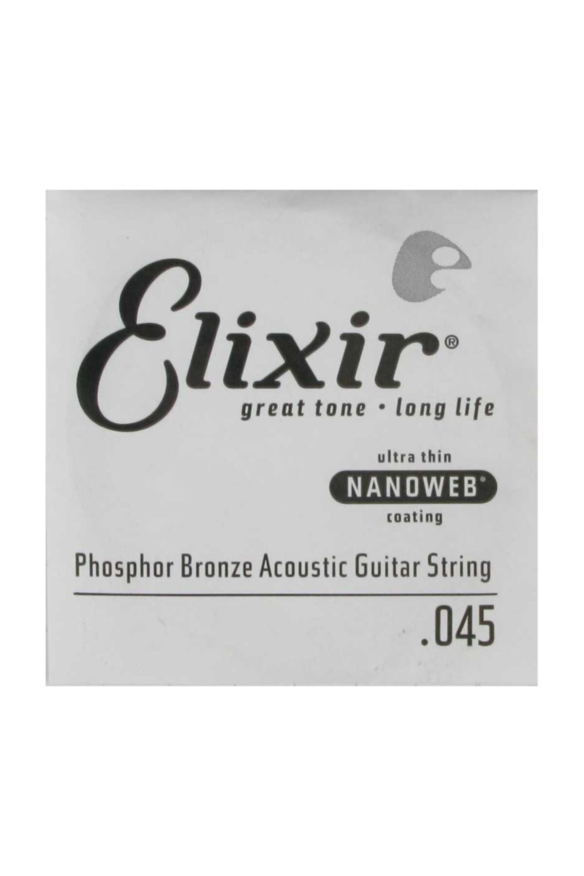 Elixir 14145 Nanoweb Phosphor Bronze Tek Akustik Gitar Teli (45)