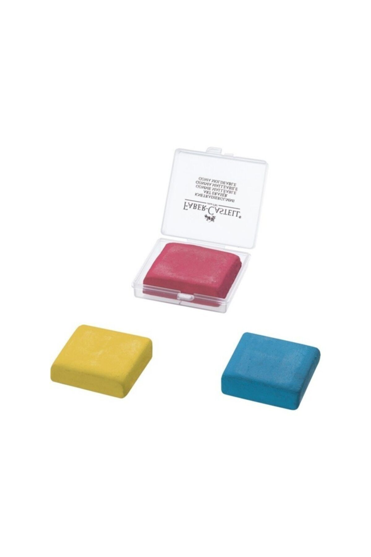 Faber Castell Faber-Castell Plastik Kutulu Hamur Silgi Renkli 18'li