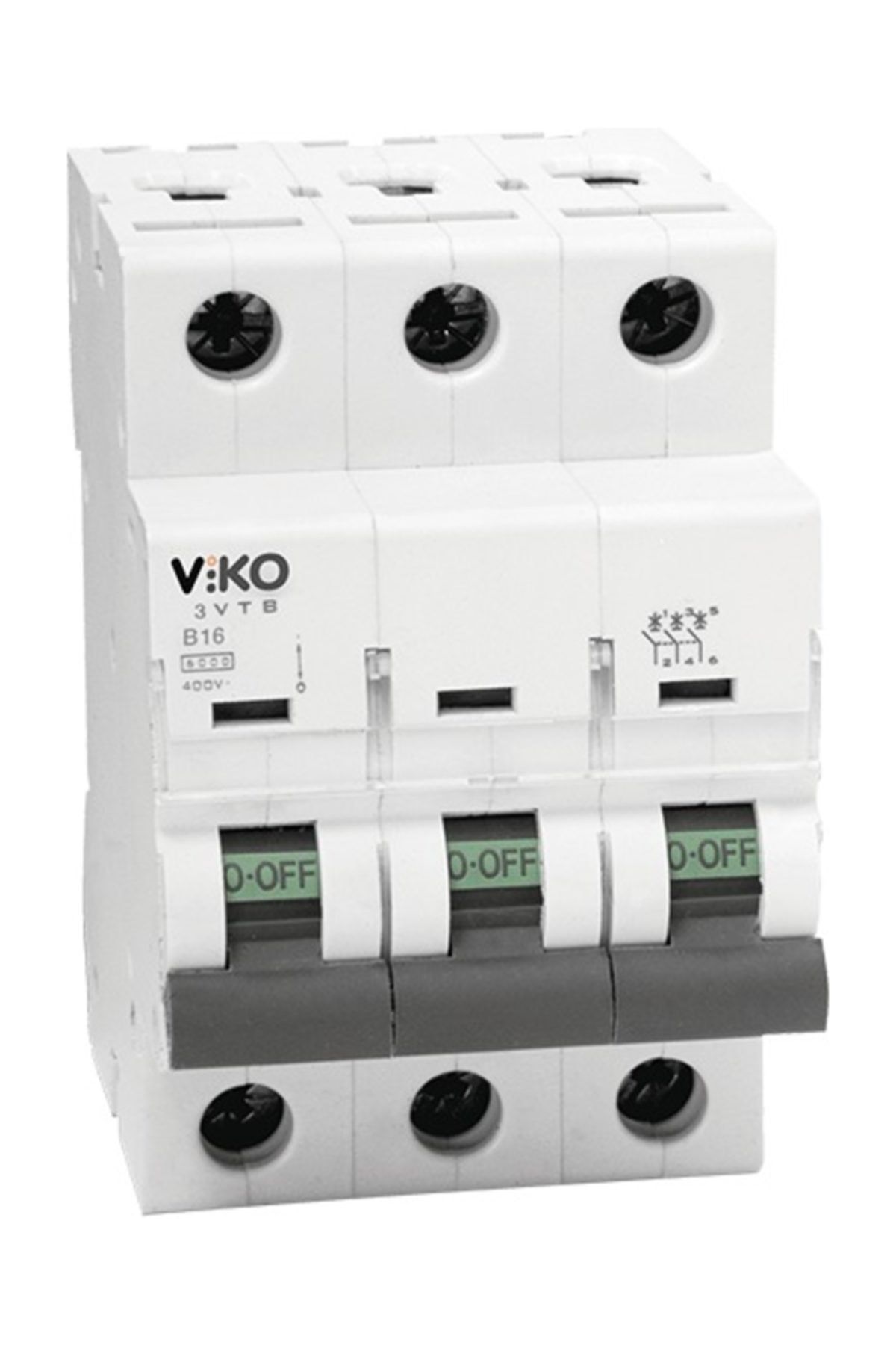 VİKO 3x16 A 3 Ka Trifaze W Otomat (sigorta)