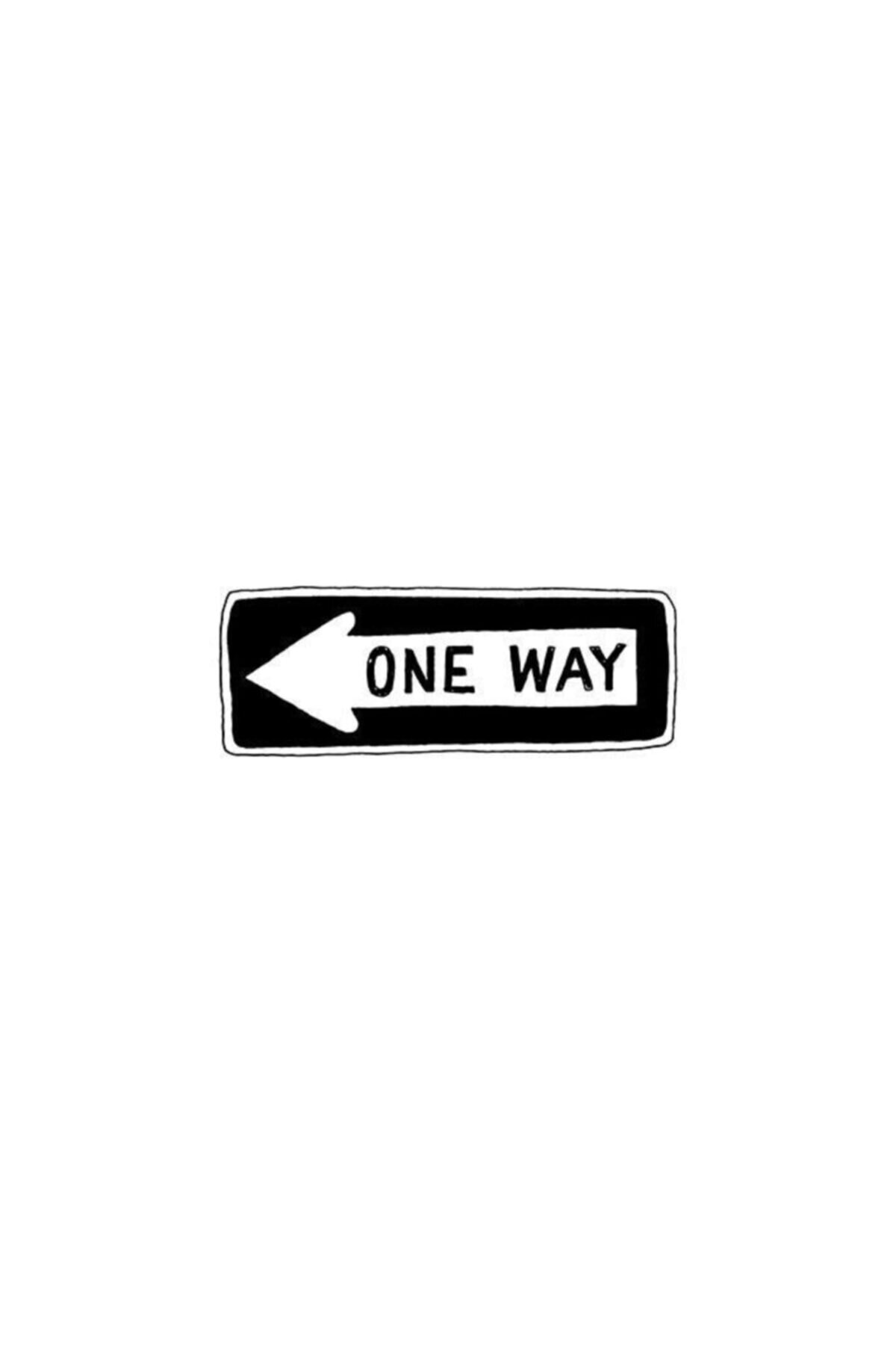 Tattly Tattoo Geçici Dövme One Way Sign