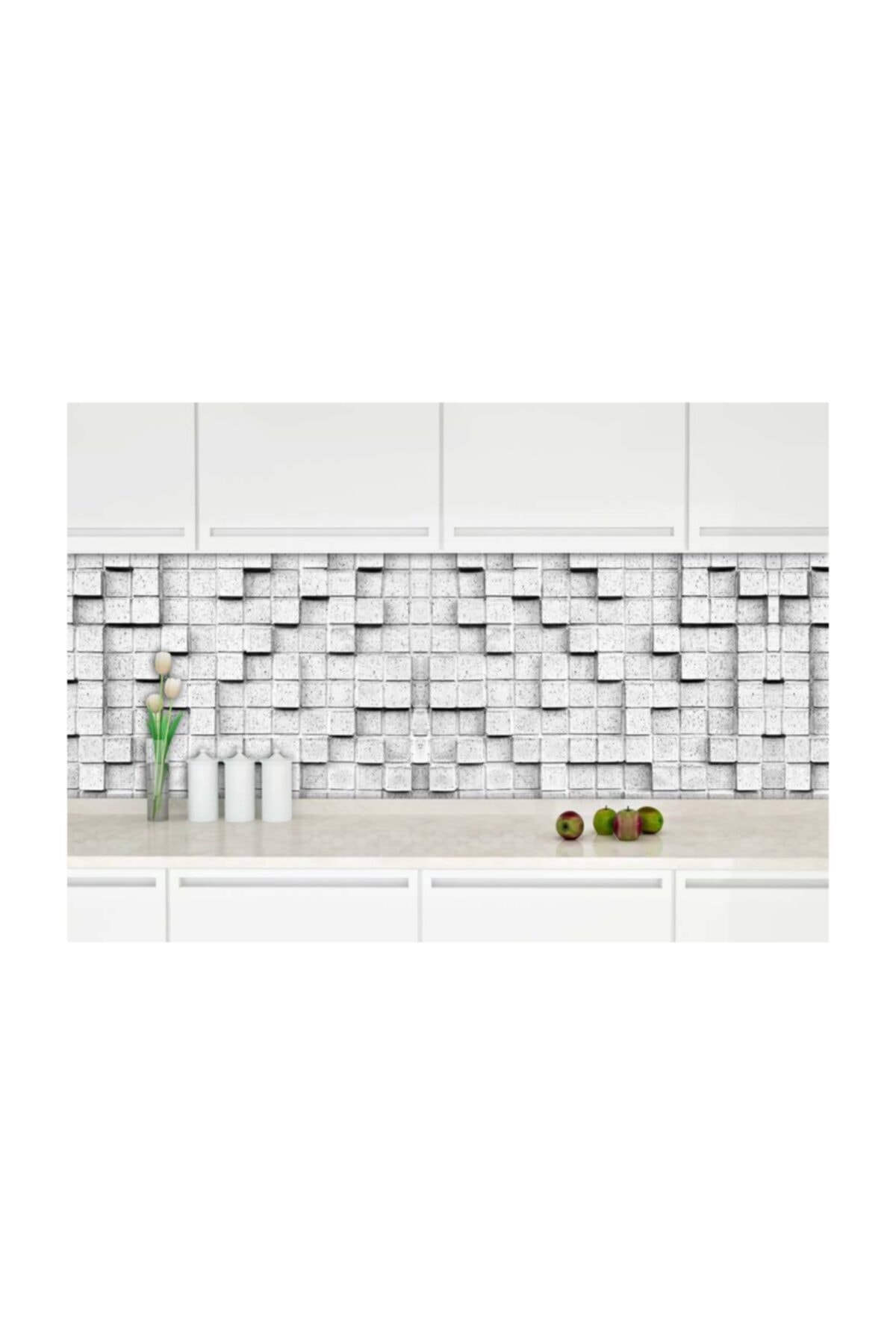 Dekoratif Market 60x700 Cm Mutfak Tezgah Arası Folyo Sticker Kaplama