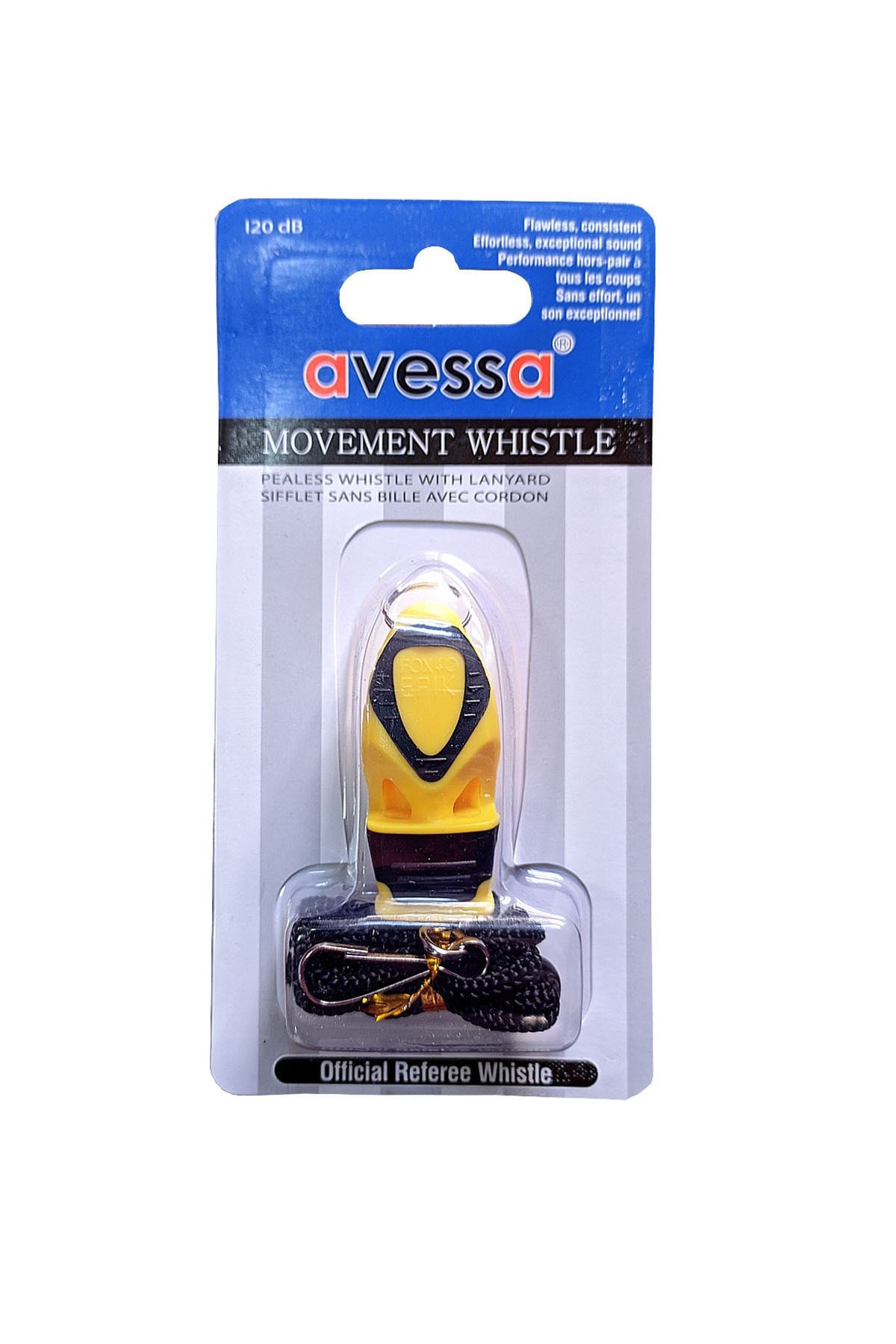 AVESSA Dk-40 Profesyonel Düdük Ipli Sarı 120db