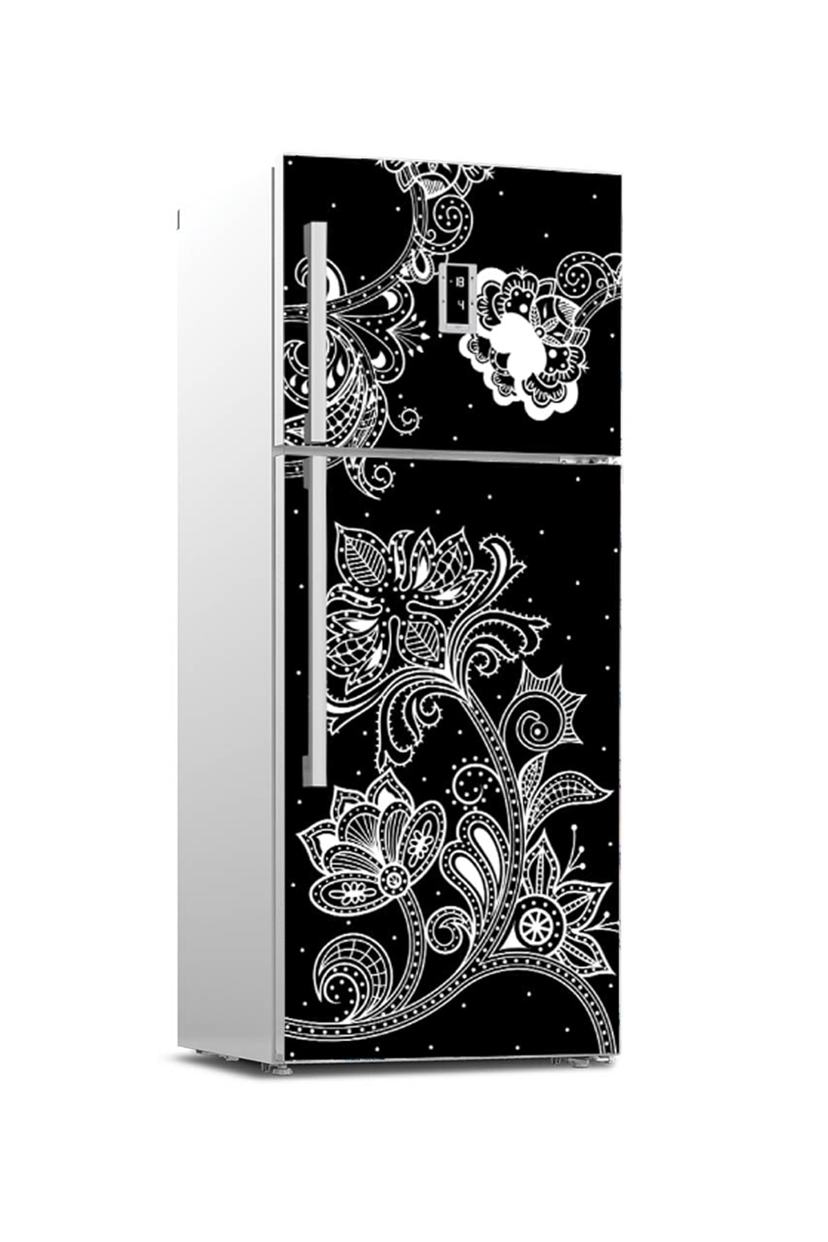 Tilki Dünyası Buzdolabı Kapağı Kaplama Sticker 0072