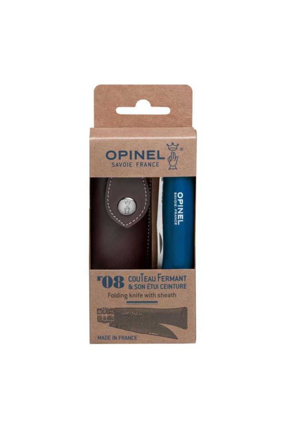 Opinel Inox Çakı No:8 Mavi Saplı (001891)