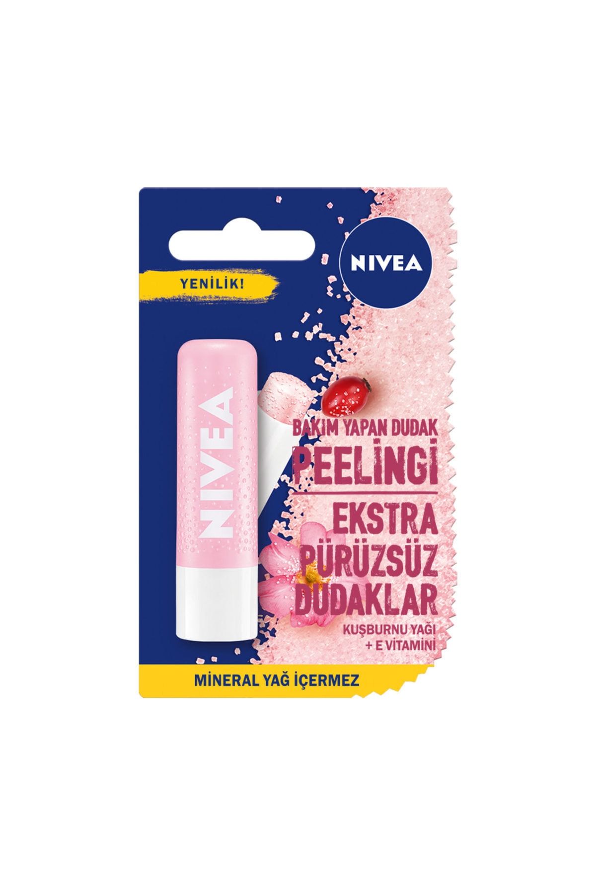 Nivea Kuşburnu Yağı Bakım Yapan Dudak Peeling 4.8 G
