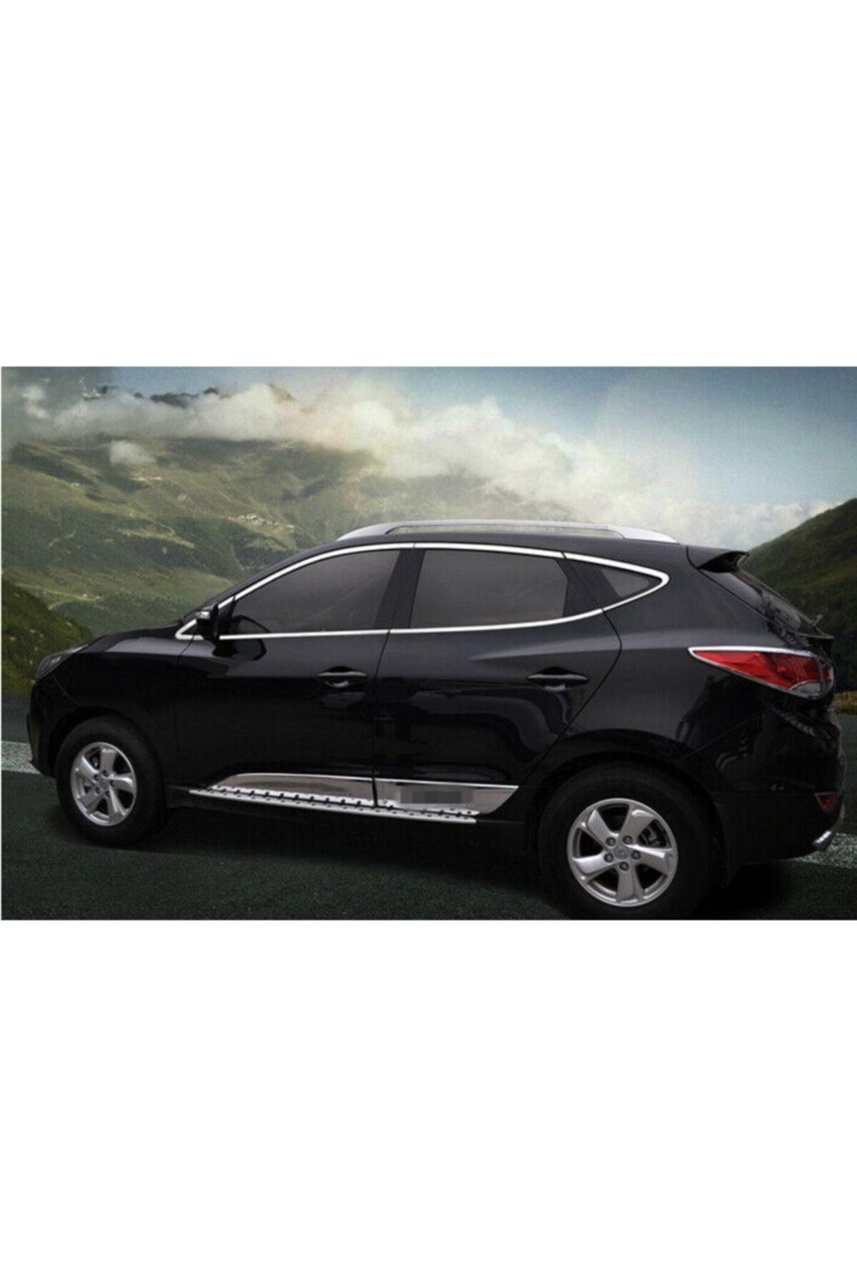 Autokit Hyundai Tucson Krom Cam Çerçevesi Tamtur (2015-2019)